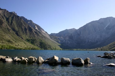 Convict Lake near Mammoth Lakes, California. 