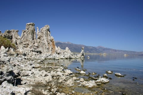 Tufa towers at Mono Lake. 