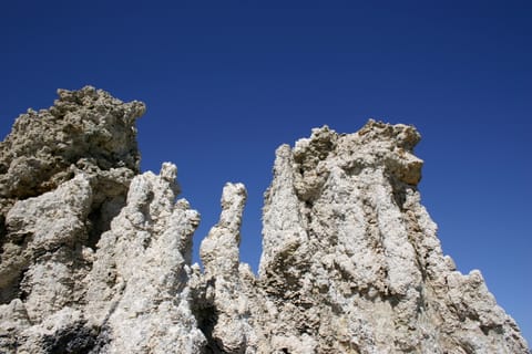 Tufa towers at Mono Lake. 