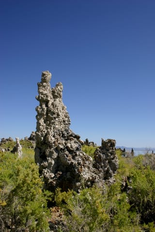 Tufa towers at Mono Lake. 