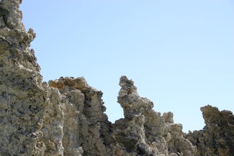 Tufa towers at Mono Lake. 