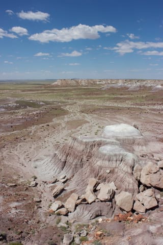 Painted Desert within the Petrified Forest National Park, Arizona. 