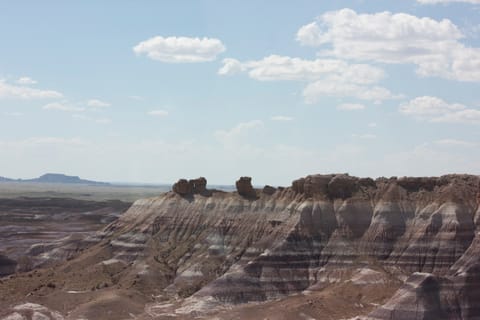 Painted Desert within the Petrified Forest National Park, Arizona. 