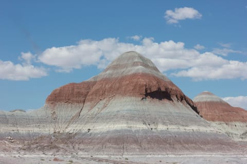 Painted Desert within the Petrified Forest National Park, Arizona. 