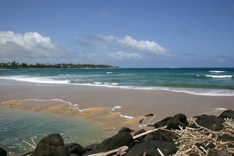 The mouth of the Wailua River, where it meets the Pacific Ocean. It felt sacred to me, a between-place, a place of transition and transformation. 