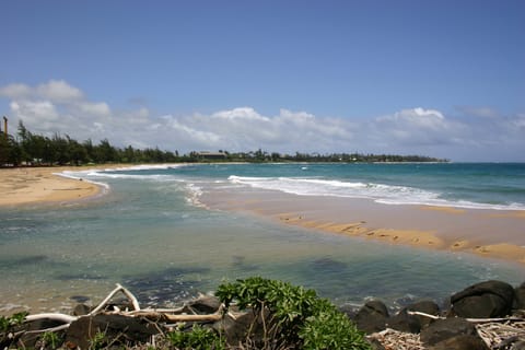 The mouth of the Wailua River, where it meets the Pacific Ocean. It felt sacred to me, a between-place, a place of transition and transformation. 