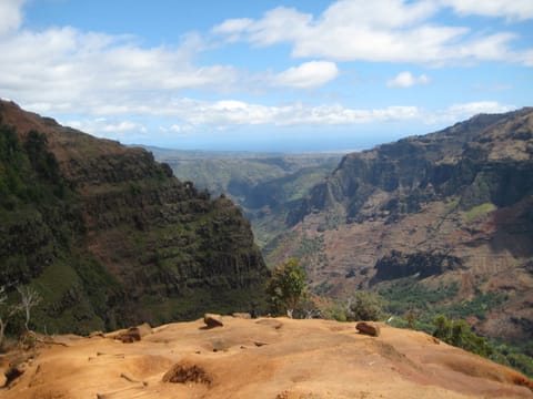 Waimea Canyon, also known as the Grand Canyon of the Pacific. 