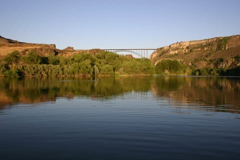Perrine Bridge over the Snake River Canyon. 