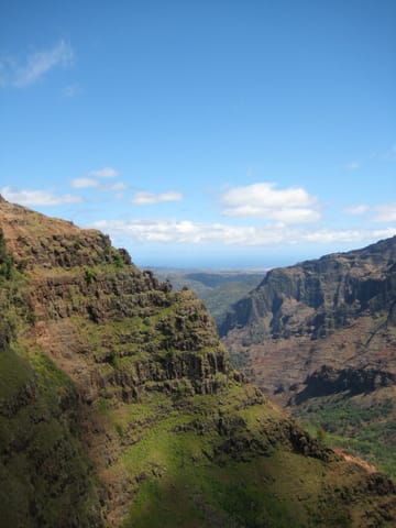 Waimea Canyon, also known as the Grand Canyon of the Pacific. 