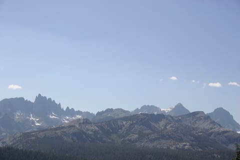 A mountain range near Mammoth Lakes, California. 